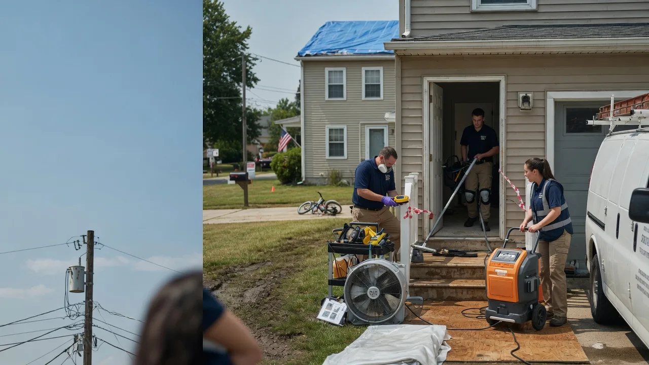 Water Damage Repair in Sublime, TX near me